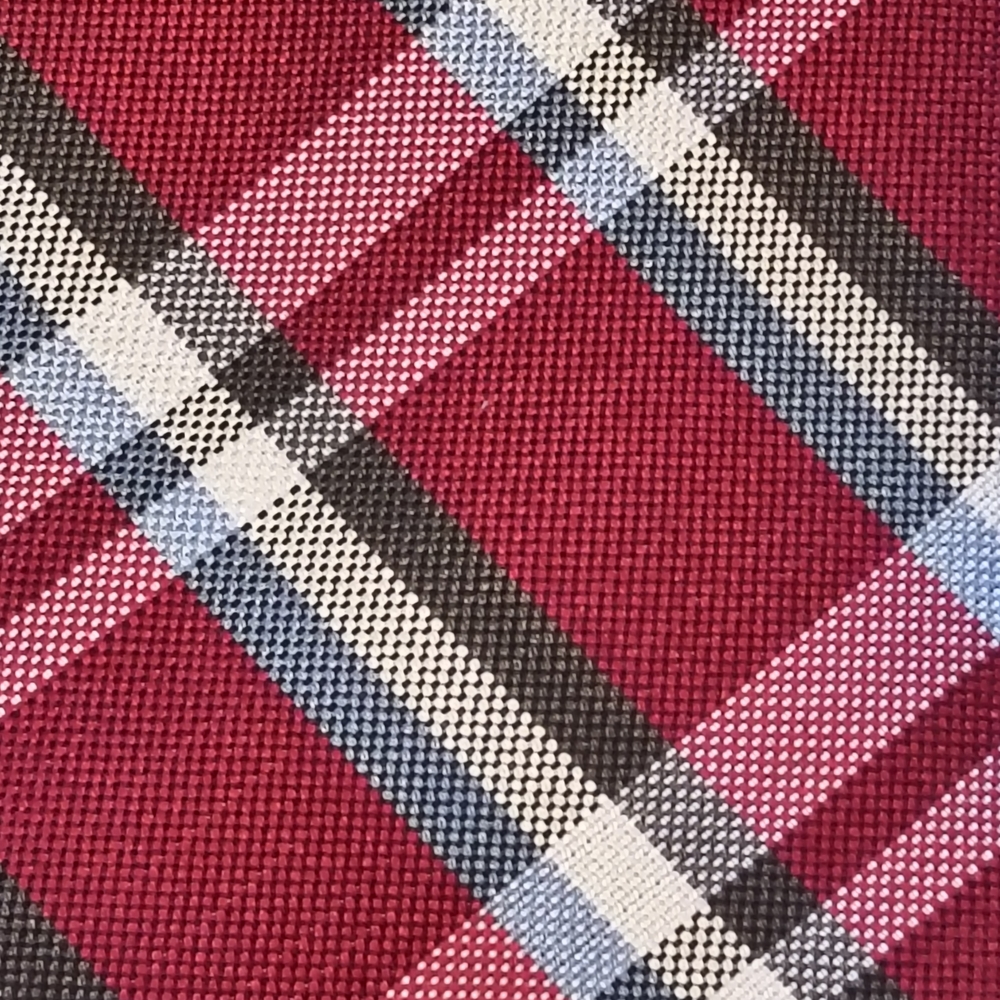 Red and Black Tartan Tie